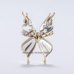 Butterfly Jewel - Design by Hicham Chajai with Arabic Calligraphy