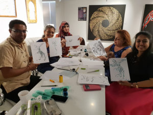Dubai - Arabic Calligraphy Workshop by Hicham Chajai