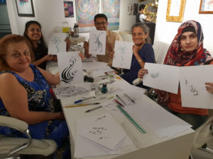Dubai - Arabic Calligraphy Workshop by Hicham Chajai